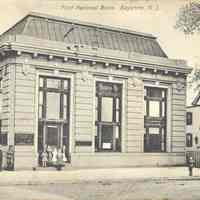 Postcard: First National Bank, Bayonne, NJ