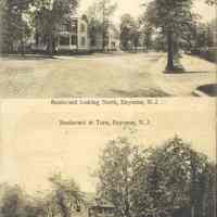 Postcard: Hudson County Boulevard, Bayonne, NJ