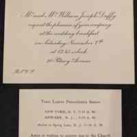          Wedding Invitations to Anita Heimbruch from the Duffy family, 1938 picture number 5
   