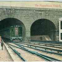 Digital image of postcard titled: The Pennsylvania Tunnels, New York, no date, ca. 1910.