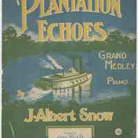 Sheet music: Plantation Echoes by Stephen Foster.
