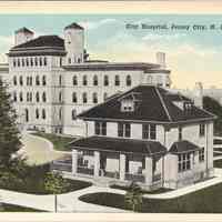 Postcard: Jersey City Hospital, Jersey City, NJ