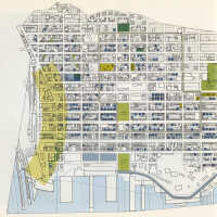          Map of Hoboken, reference images, from pgs. 18-19 of Hoboken ...Reaching Out to Tomorrow. Community Development Agency, Hoboken, May 1975. picture number 11
   