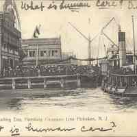 Postcard: Hamburg-American Line, Hoboken, NJ