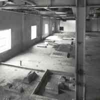 Digital image of B+W photo of former Maxwell House Coffee plant interior, Process Building, 1st floor, Hoboken, 2003.