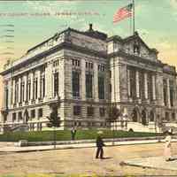 Postcard: Court House, Jersey City, NJ