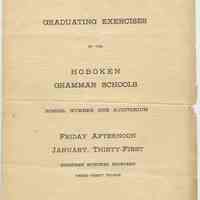 Program for Graduating Exercises of the Hoboken Grammar Schools, Friday, January 31st, 1919.