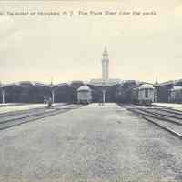 Postcard: Railroad, Hoboken, NJ