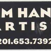 Business cards, 3, of Jim Hans, Hoboken, n.d., ca. 1985-2005.