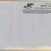          first tracing cloth sample, typical: Imperial Tracing Cloth
   