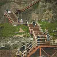 Postcard: Steps, Weehawken, NJ,