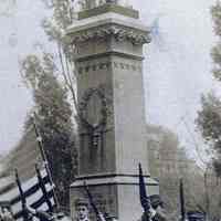         detail center, Civil War monument (statue)
   