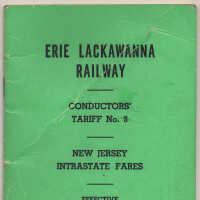          Manual: Erie Lackawanna Rwy. Co. Conductor's Tariff No. 3. N.J. Intrastate Fares. Eff. Dec. 1, 1975. picture number 20
   