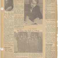          leaf 41 front: newsclippings, 1952
   