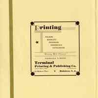          24 pg [24] Terminal Printing & Publishind Co. ad
   