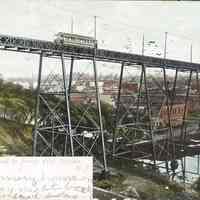 Postcard: Trolley, Jersey City, NJ