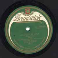 Record: Old Folks at Home (Swanee River) by [Stephen] Foster. Vocal by Virginia Rea. Brunswick 10013, no place, no date, cal 1921-23.