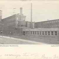 Postcard: New York Standard Watch Factory, Jersey City, NJ