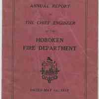 Annual Report of The Chief Engineer of the Hoboken Fire Department. Dated May 1, 1918.