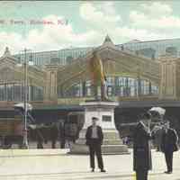 Postcard: Ferry, Hoboken, NJ