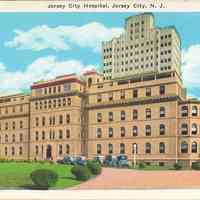 Postcard: Jersey City Hospital, Jersey City, NJ