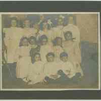 Sepia-tone photo of Ethel F. Heffernan