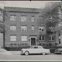 B&W photo of apartment building at 89-93 Montclair Avenue, Newark.