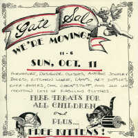         Signs, 25, for gate, yard, sidewalk or moving sales, various places in Hoboken, various dates in 1998. picture number 26
   