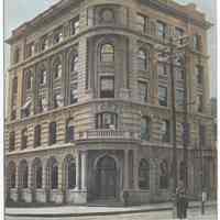 Postcard: Hudson Trust Company Building, Hoboken, N.J. Postmarked 1908.