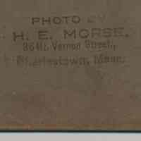          detail reverse, photographer's stamp
   