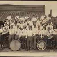 Digital image of photo of the Hoboken Playgrounds Field Band, Hoboken,1933.