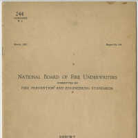         Report on the City of Hoboken, N.J. Report No. 244. March 1923. National Board of Fire Underwriters (N.Y.) picture number 14
   