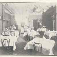 Three printed B+W photographs of interior of Bernhardt