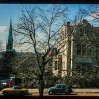          Color slide of eye-level view from the NE corner of Castle Point & 8th looking W picture number 1
   