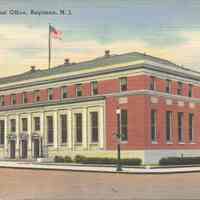 Postcard: United States Post Office, Bayonne, NJ