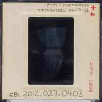          Color slide of eye-level view of the Hudson River and New York City looking E from inside the Lackawanna Terminal picture number 2
   