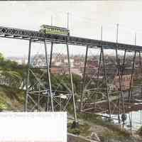 Postcard: Trolley, Jersey City, NJ