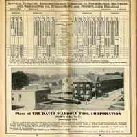          pp 27-28; photo Plant of The David Maydole Tool Corporation, Norwich, N.Y.
   