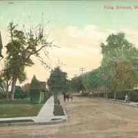 Postcard: King Avenue, Weehawken, NJ