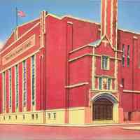 Postcard: Armory, Jersey City, NJ