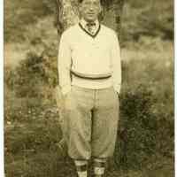 Sepia-tone photo of William Schubin, no place, n.d., ca. 1930.