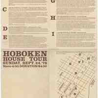          side 2, guide map and descriptions of each stop
   