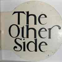 Wall sign: The Other Side / El Otro Lado, (152 Newark St., Hoboken, 1974.)