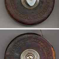 Dartmouth Metallic Woven Tape measure, 7442T, made by Keuffel & Esser Co., N.Y., n.d., ca. 1921-1940.