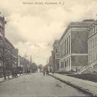 Postcard: Hudson Street, Hoboken, NJ