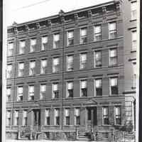B&W photo of apartment buildings at 725-727 Washington Street Hoboken.