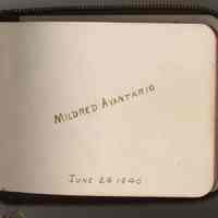          first leaf (actually front endleaf)
   