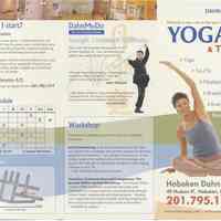 Brochure: Hoboken Dahn Yoga, 40 Hudson Place, Hoboken. No date, (2007).