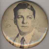 Digital image: Pin, photo portrait of John J. Grogan, Hoboken, n.d., ca. 1945-1957.