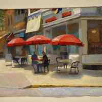 Digital images, 2, of Johnny Rockets, date not legible, Hoboken, 2006.